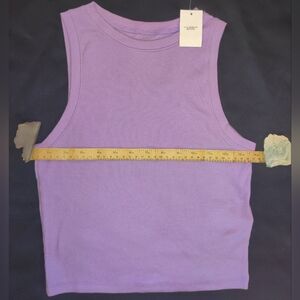 Hollister Lavender High Neck Tank. Medium.